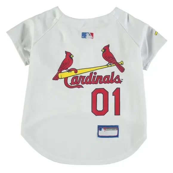 Pets First MLB Mesh Jersey for Dogs - St. Louis Cardinals Size L NEW WITH TAGS - Picture 1 of 3